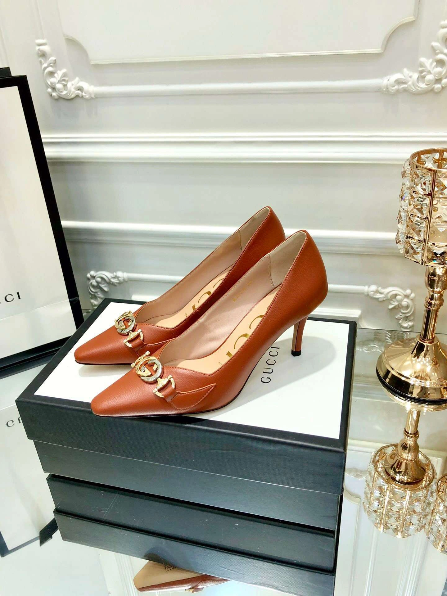 &*COCO--- sheepskin Heel height 7.5cm high quality version item : W02X34B0305